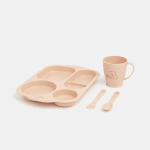 Sinsay - Kindergeschirr-Set - Beige - Mädchen - 5899P-08X