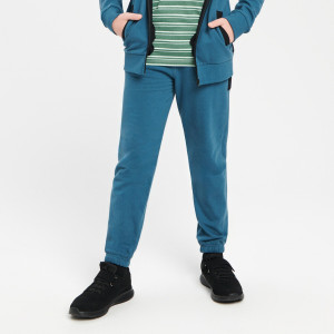 Sinsay - Spodnie dresowe jogger - Niebieski - chłopiec - 5909X-52X