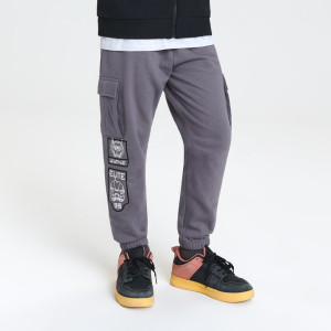Sinsay - Spodnie dresowe jogger Star Wars - Szary - chłopiec - 5932X-86X