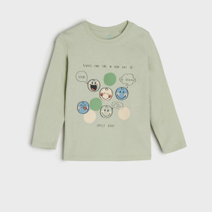 Sinsay - Koszulka SmileyBaby® - Turkusowy - chłopiec - 5992R-65X