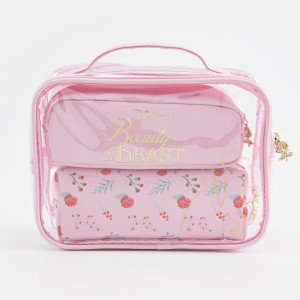 Sinsay - Kosmetyczki Piękna i Bestia 3 pack - Fioletowy - damski - 6009K-34X