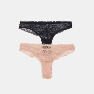 Sinsay - Confezione da 2 perizomi - Avorio - Da donna - 6023Z-02X