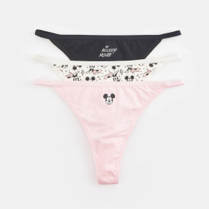 Sinsay - Brasilslips Mickey Mouse, 3er-Pack - Bunt - damen - 6071U-MLC