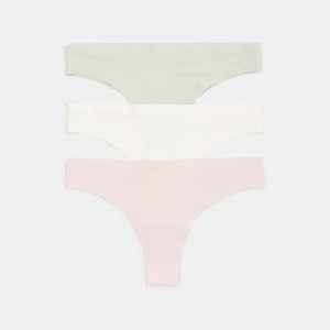 Sinsay - Confezione da 3 paia di slip alla brasiliana - Multicolore - Da donna - 6090U-MLC