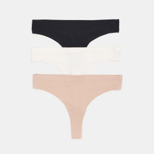 Sinsay - Confezione da 3 perizomi - Nero - Da donna - 6093U-99X