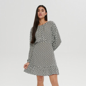 Sinsay - Sukienka mini z wiskozy - Wielobarwny - damski - 6120F-MLC