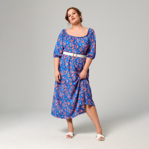 Sinsay - Sukienka maxi w kwiaty - Wielobarwny - damski - 6138U-MLC