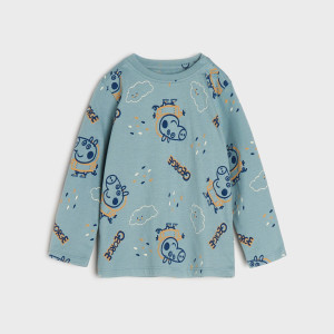 Sinsay - Koszulka Świnka Peppa - Niebieski - chłopiec - 6145C-95X