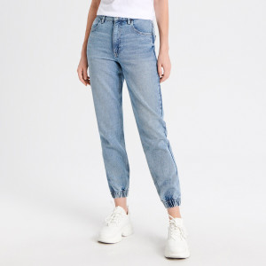 Sinsay - Jeansy jogger - Niebieski - damski - 6192J-50J