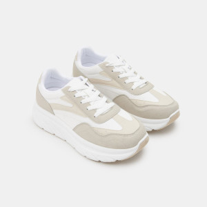 Sinsay - Sneakersy - Kremowy - damski - 6215Z-02X