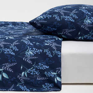 Sinsay - Bettwäsche-Set aus Baumwolle - Marineblau - unisex - 6294X-59X