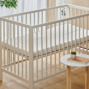 Sinsay - Prześcieradło bawełniane jersey z gumką - Kremowy - uniseks - 6296X-01X