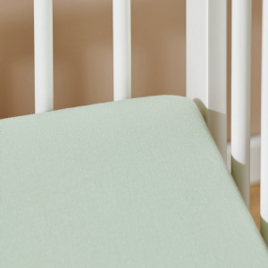 Sinsay - Prześcieradło bawełniane jersey z gumką - Turkusowy - uniseks - 6296X-06X