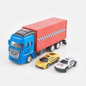 Sinsay - Zabawkowa ciężarówka z samochodzikami - Wielobarwny - chłopiec - 6335P-MLC