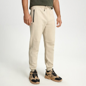 Sinsay - Spodnie dresowe jogger - Żółty - męski - 6345X-13X