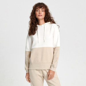 Sinsay - Gestreiftes Sweatshirt - Elfenbein - damen - 6369J-02X