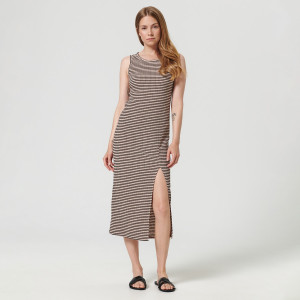 Sinsay - Sukienka midi - Wielobarwny - damski - 6388T-MLC