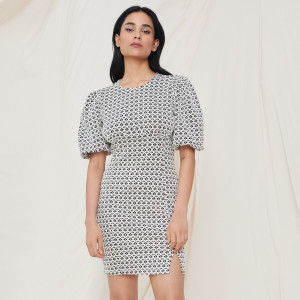 Sinsay - Sukienka mini ze wzorem - Wielobarwny - damski - 6413T-MLC