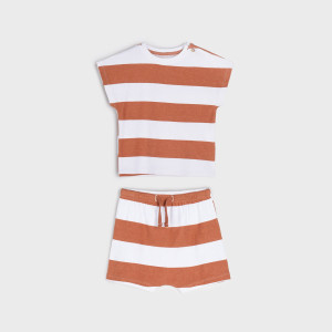 Sinsay - Komplet: koszulka i szorty - Wielobarwny - chłopiec - 6438R-MLC