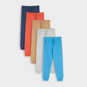Sinsay - Spodnie dresowe jogger 5 pack - Wielobarwny - chłopiec - 6445X-MLC
