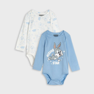 Sinsay - Body Looney Tunes 2 pack - Niebieski - chłopiec - 6457C-05X