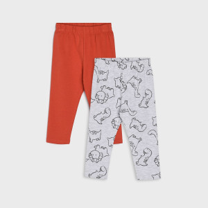 Sinsay - Legginsy 2 pack - Czerwony - chłopiec - 6476R-29X