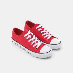 Sinsay - Trampki - Czerwony - damski - 6479K-33X