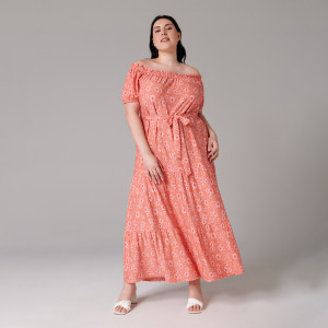 Sinsay - Sukienka maxi w kwiaty - Wielobarwny - damski - 6486T-MLC