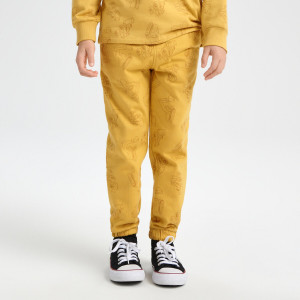 Sinsay - Spodnie dresowe jogger - Żółty - chłopiec - 6561X-11X