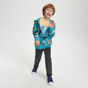 Sinsay - Bluza rozpinana - Niebieski - chłopiec - 6578X-55X