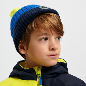 Sinsay - Czapka z pomponem - Granatowy - chłopiec - 6593C-59X
