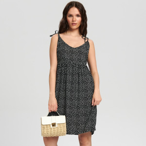 Sinsay - Sukienka mini na ramiączkach - Wielobarwny - damski - 6597F-MLC