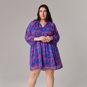 Sinsay - Minikleid - Marineblau - damen - 6605T-59X