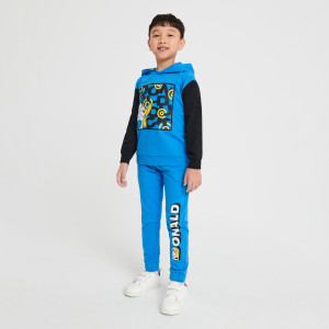 Sinsay - Spodnie dresowe jogger Disney - Niebieski - chłopiec - 6609X-51X
