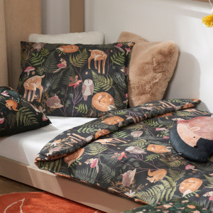 Sinsay - Komplet pościeli bawełnianej - Khaki - uniseks - 6633Z-78X