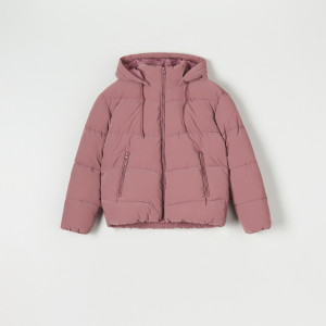 Sinsay - Kurtka puchowa - Różowy - damski - 6640J-40X