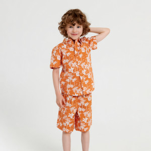 Sinsay - Komplet: koszulka i szorty - Wielobarwny - chłopiec - 6642R-MLC