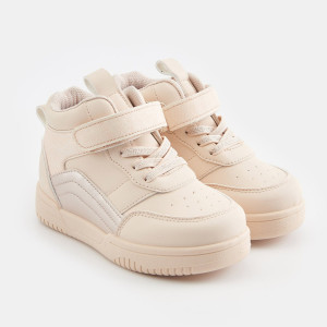 Sinsay - Sneakersy za kostkę - Beżowy - dziewczynka - 6646F-08X