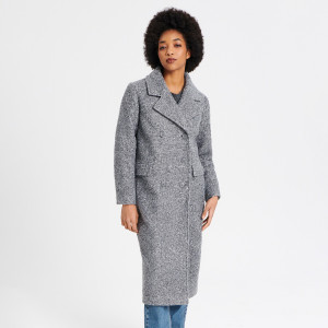 Sinsay - Płaszcz - Szary - damski - 6665J-90M