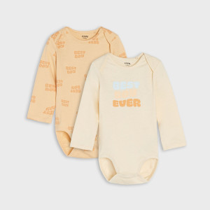 Sinsay - Confezione da 2 body - Avorio - Bambino - 6672C-01X