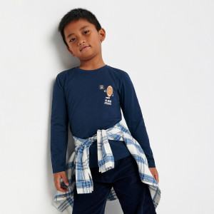 Sinsay - Koszulka - Granatowy - chłopiec - 6750X-59X