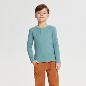 Sinsay - Koszulki 2 pack - Pomarańczowy - chłopiec - 6756X-28X