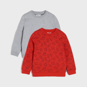 Sinsay - Bluzy 2 pack - Czerwony - chłopiec - 6763M-33X