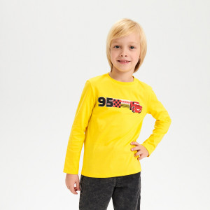 Sinsay - Koszulki Auta 2 pack - Wielobarwny - chłopiec - 6763X-MLC