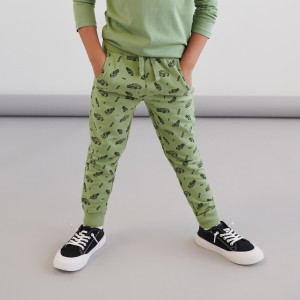 Sinsay - Spodnie dresowe jogger 2 pack - Zielony - chłopiec - 6790M-76X