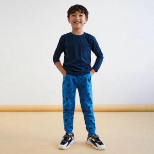 Sinsay - Spodnie dresowe jogger 2 pack - Niebieski - chłopiec - 6791M-55X