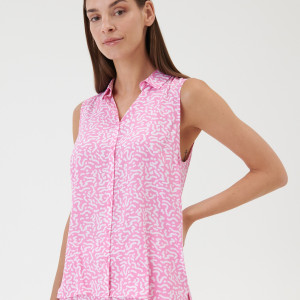 Sinsay - Camicia fantasia - Rosa - Da donna - 6798J-30X