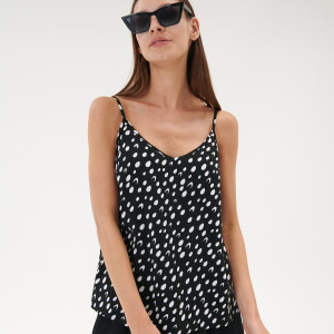 Sinsay - Top na ramiączkach - Biały - damski - 6799J-00X