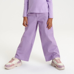 Sinsay - Jeansy wide leg - Fioletowy - dziewczynka - 6801Z-04X