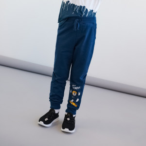 Sinsay - Spodnie dresowe jogger Myszka Miki - Granatowy - chłopiec - 6811M-59X